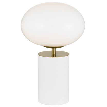 TFS TOUCH TABLE LAMP 5wE14 3000K D200 H320 WHITE 9001 / GOLD/ OPAL GLOSS