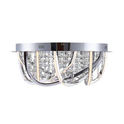 TFS CTC 44wLED 4000K D550 H220 DIM+RGB BY RMTE 3600LM CHROME/CRYSTAL
