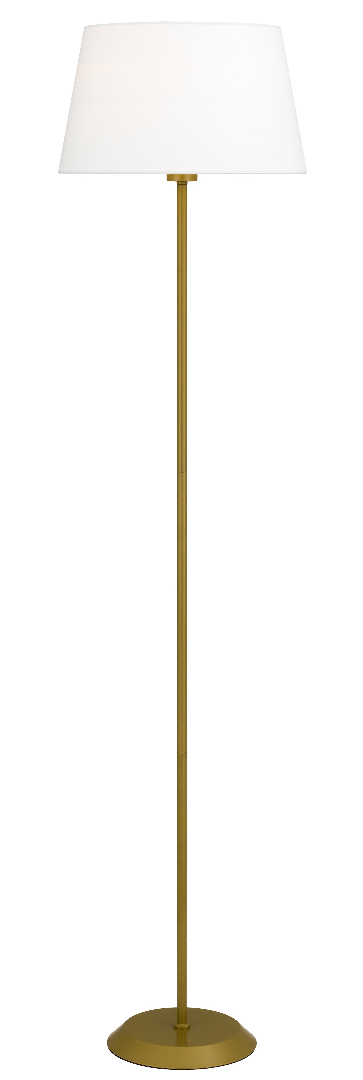 TFS FLOOR LAMP 25wE27max H:1480 D:360 GOLD/IVORY Foot Switch