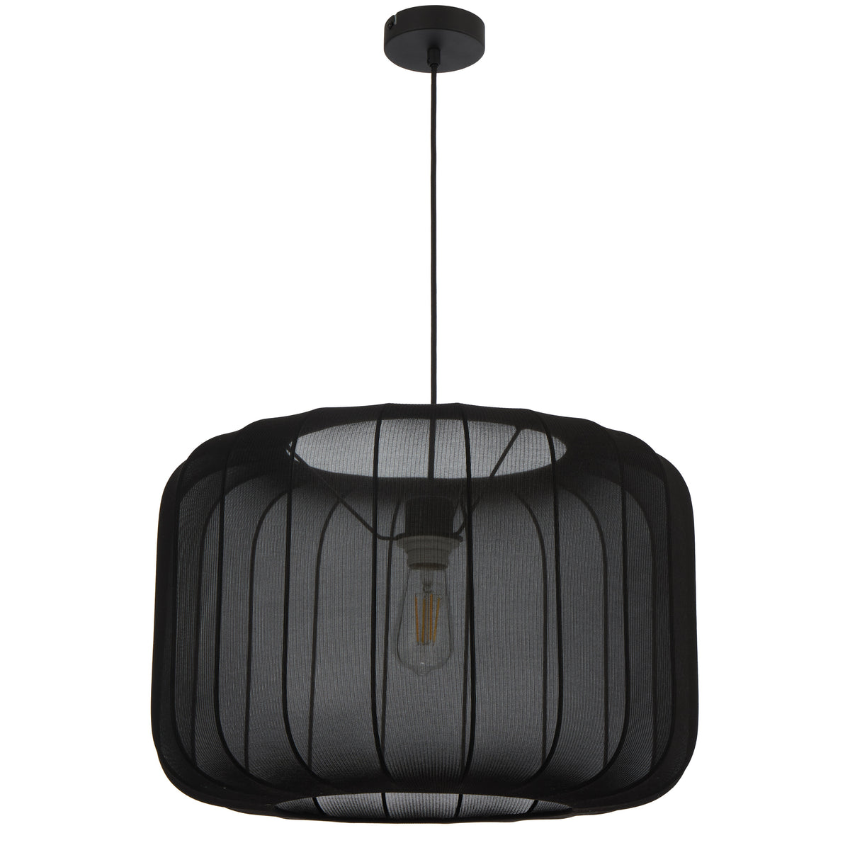 TFS 50 PENDANT 25wE27max D500 H325 cab 2m BLACK