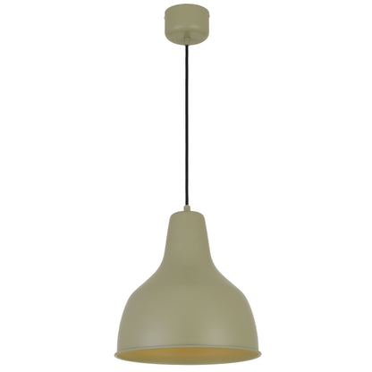 TFS 30 PENDANT 25wE27max D:300 H:330 TEX:2M GREEN SATIN