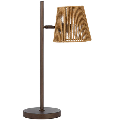 Terni TFS TABLE LAMP 25wE27max L330 W180 H545 inline swt BRONZE / NATURAL STRING