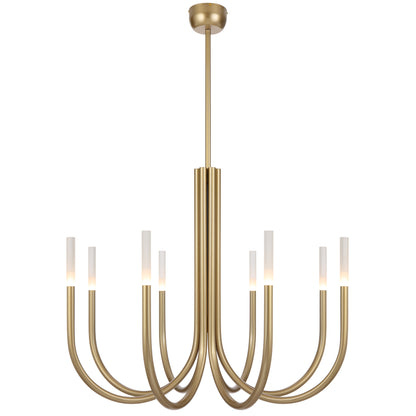 TFS 8 LTS PENDANT 24wLED 3000K D:980 H:790 Rod:1.5m NON-DIM 280Lm PAINTED GOLD