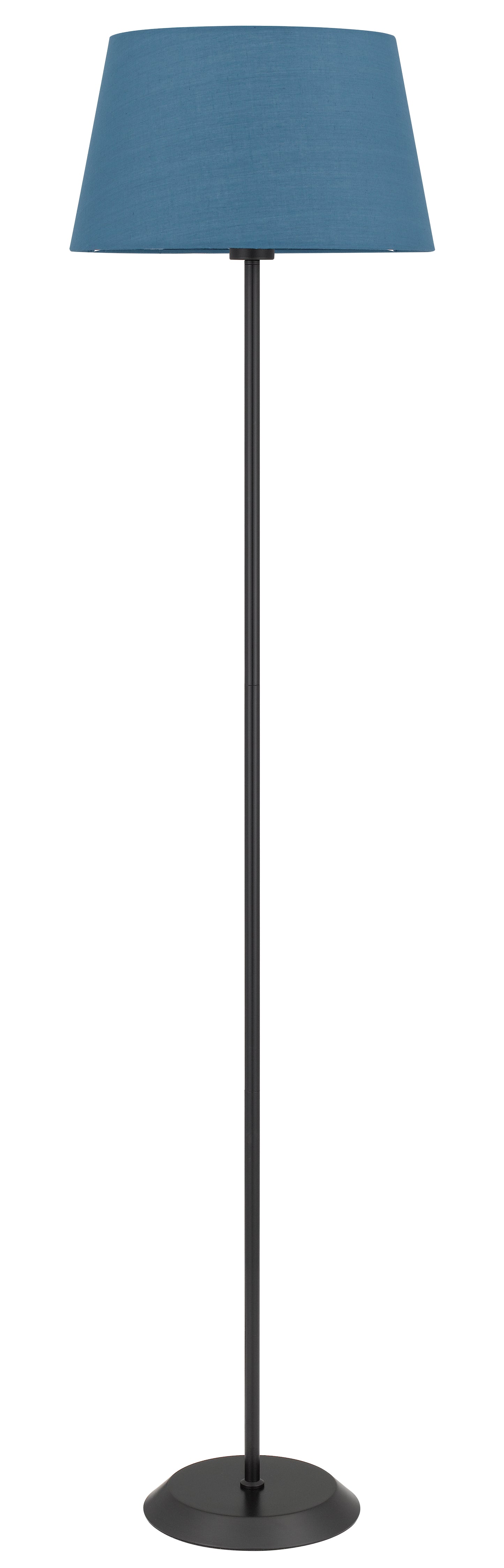 TFS FLOOR LAMP 25wE27max H:1480 D:360 BLACK/BLUE Foot Switch