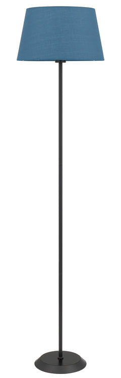 TFS FLOOR LAMP 25wE27max H:1480 D:360 BLACK/BLUE Foot Switch