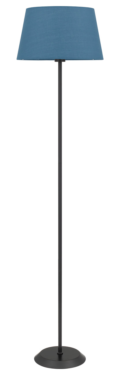 TFS FLOOR LAMP 25wE27max H:1480 D:360 BLACK/BLUE Foot Switch