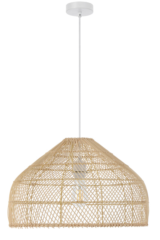 TFS 50 PENDANT 25wE27max D500 H300 cab1.5m NATURAL RATTAN