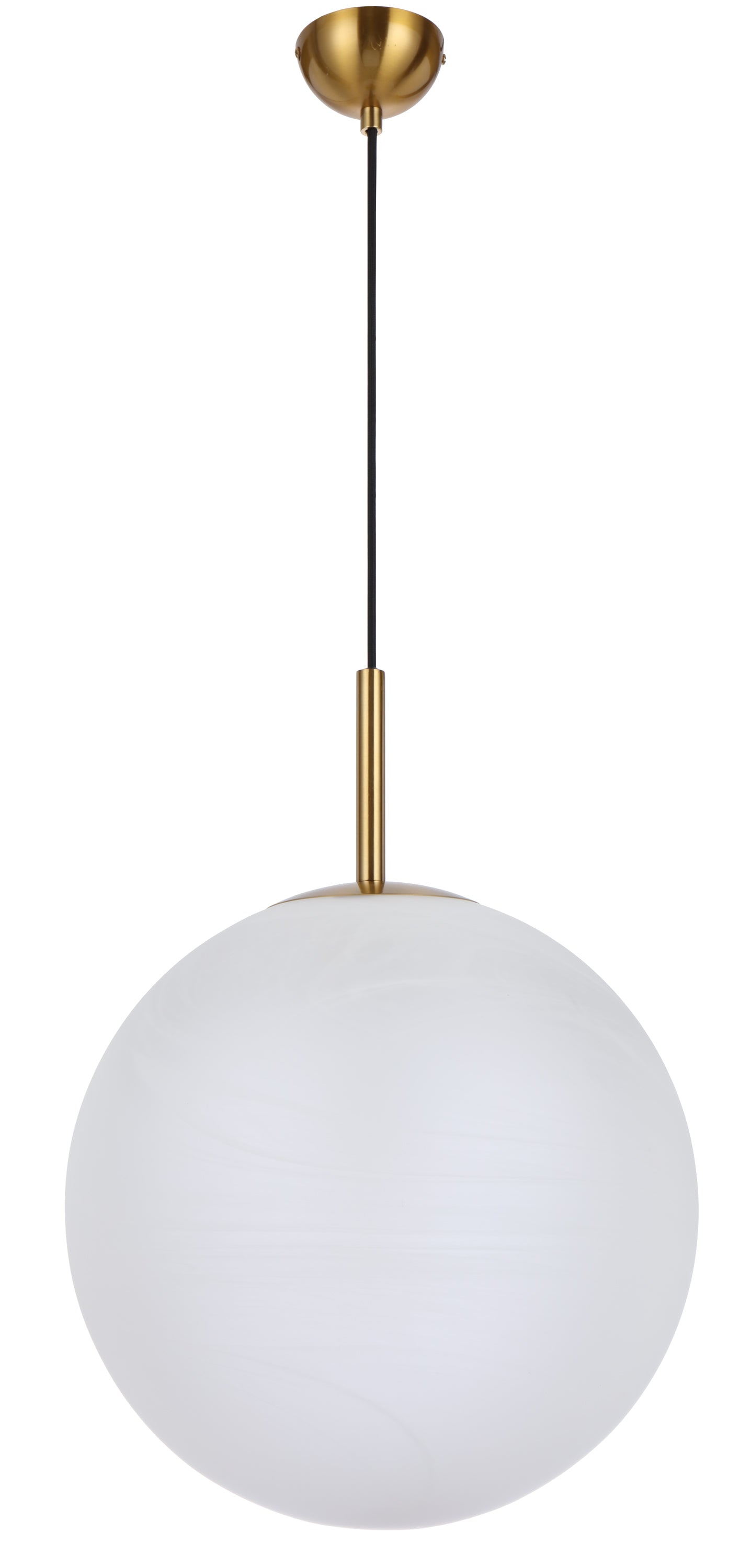 TFS 16 PENDANT 25w E27 D:400 CAB:2m ANTI GOLD / ALABASTRO