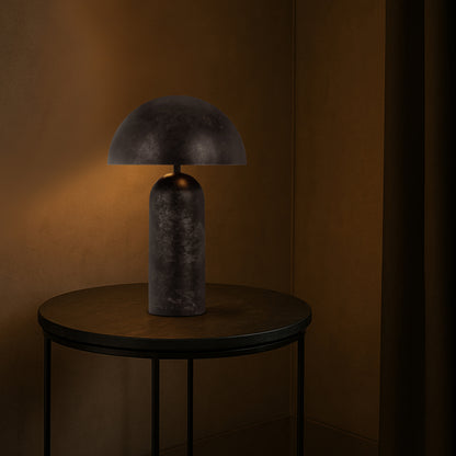TFS H46 TABLE LAMP 2x25wE27max D:300 H:465 inline swtch BLACK PATINA