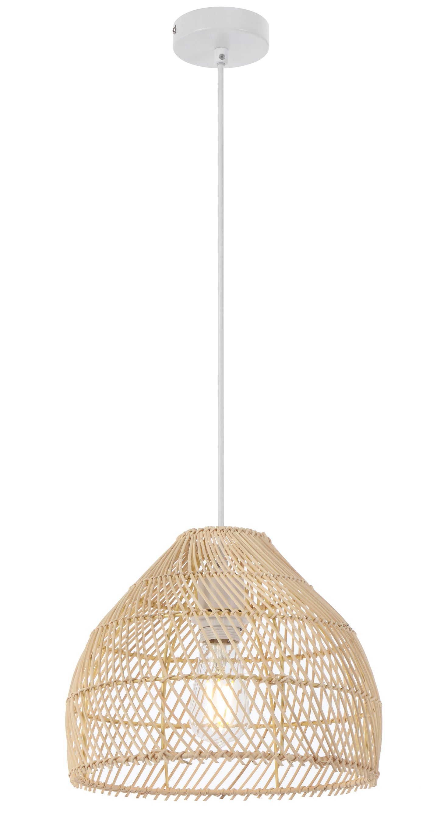 TFS 30 PENDANT 25wE27max D300 H230 cab1.5m NATURAL RATTAN