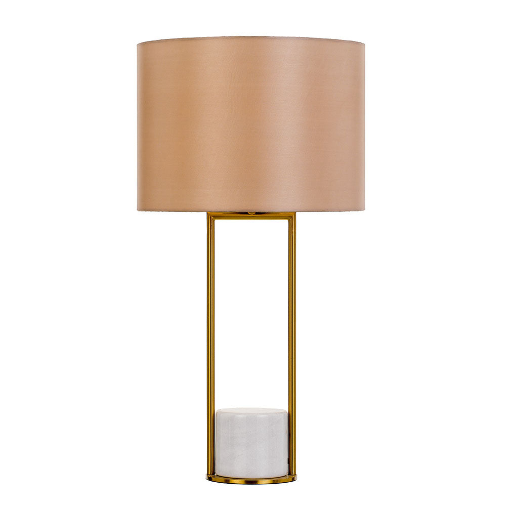 TFS TABLE LAMP 25wE27max D:320 H:600 cable2.0 line swt WHITE/ANT GOLD/CREAM