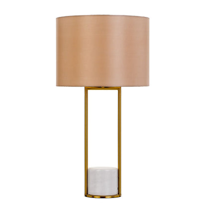 TFS TABLE LAMP 25wE27max D:320 H:600 cable2.0 line swt WHITE/ANT GOLD/CREAM