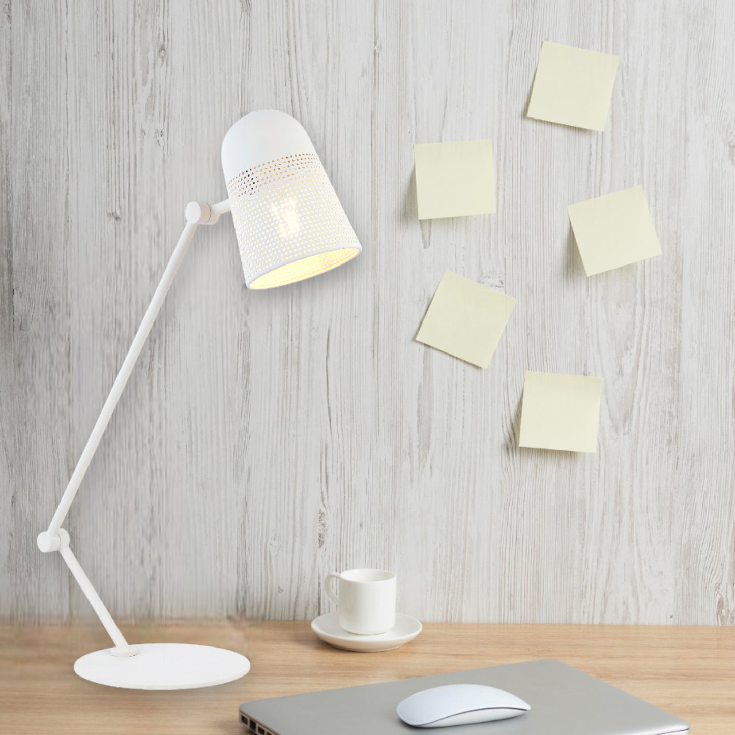 TFS TABLE LAMP 25wE27max D200 H650 INLINE SWITCH OFF-WHITE RAL9002