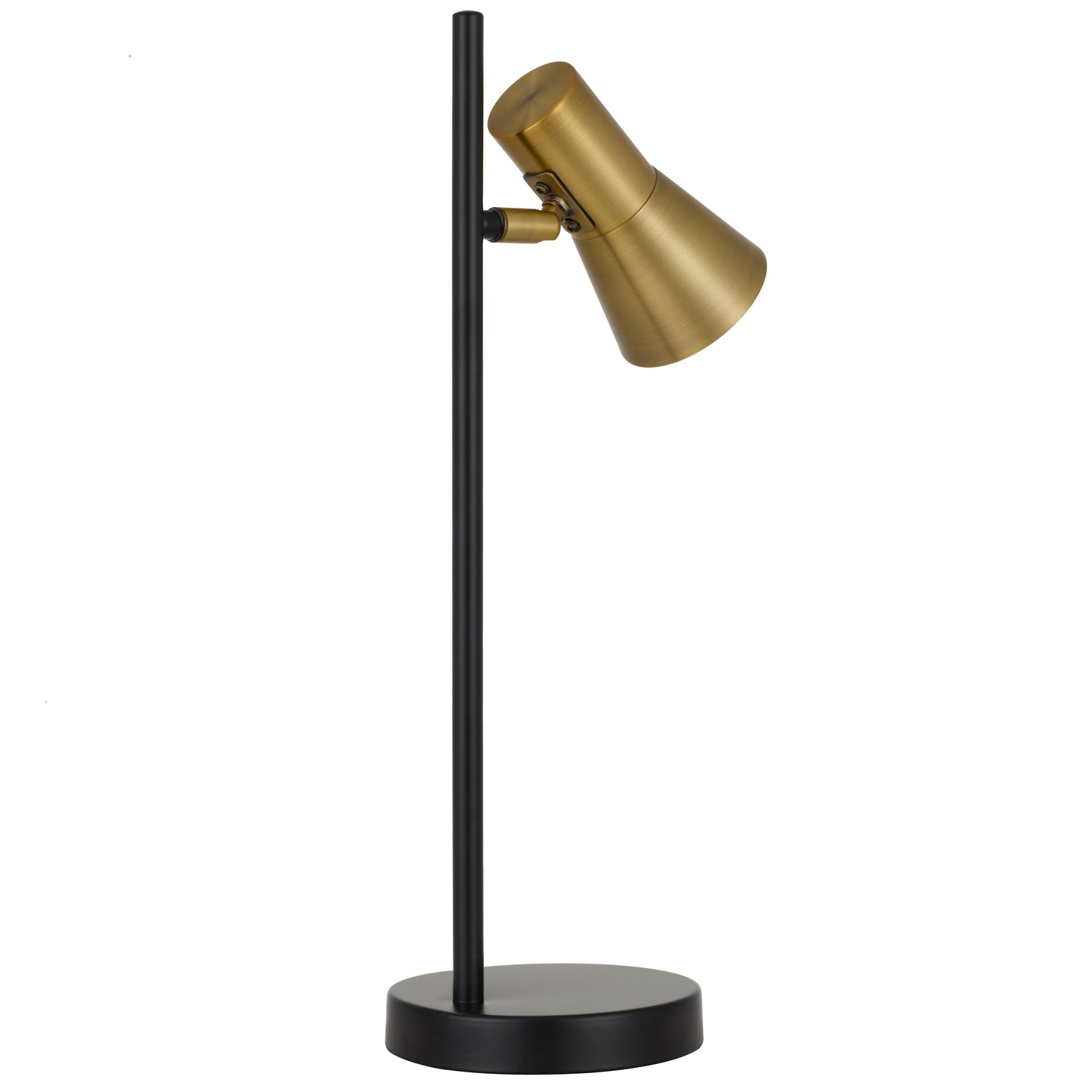 TFS TABLE LAMP 6wGU10max 174x140x450 INLINE SWT BRASS/BLACK STN/ GOLDEN INSIDE