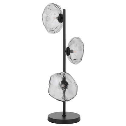 Tours TFS TABLE LAMP 3 LTS 3x6wG9max H900 GLASS D200 BLACK / SMOKE GLASS