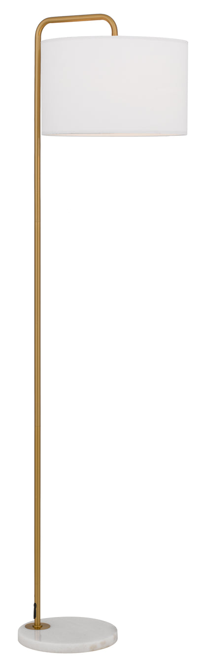 TFS FL 25wE27max D:350 H:1550 cab:2.0m foot switch IVORY / GOLD