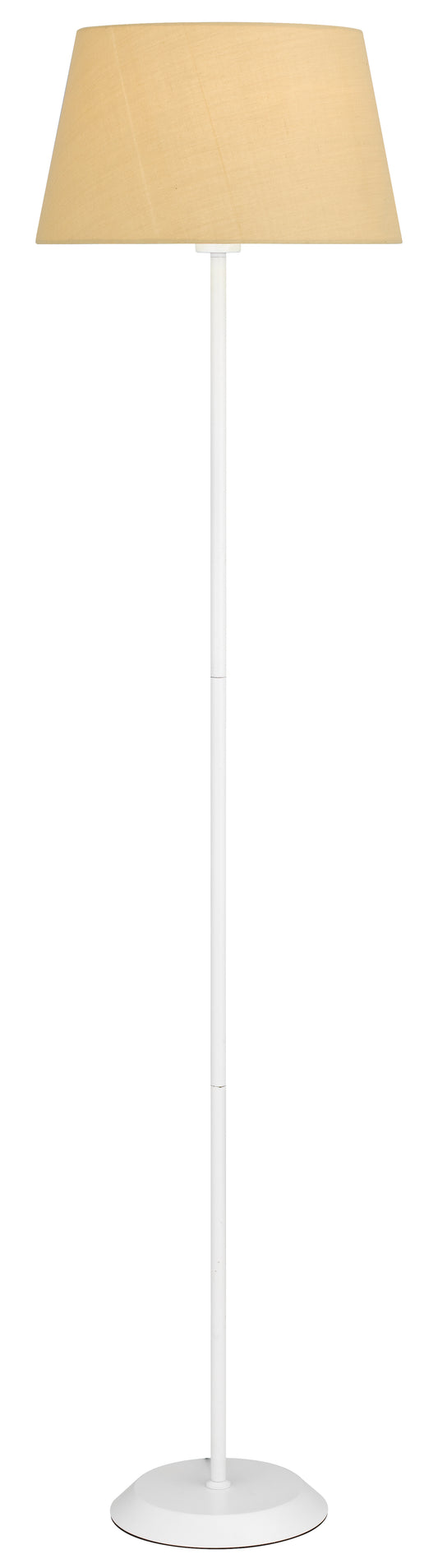 TFS FLOOR LAMP 25wE27max H:1480 D:360 WHITE/WHEAT Foot Switch