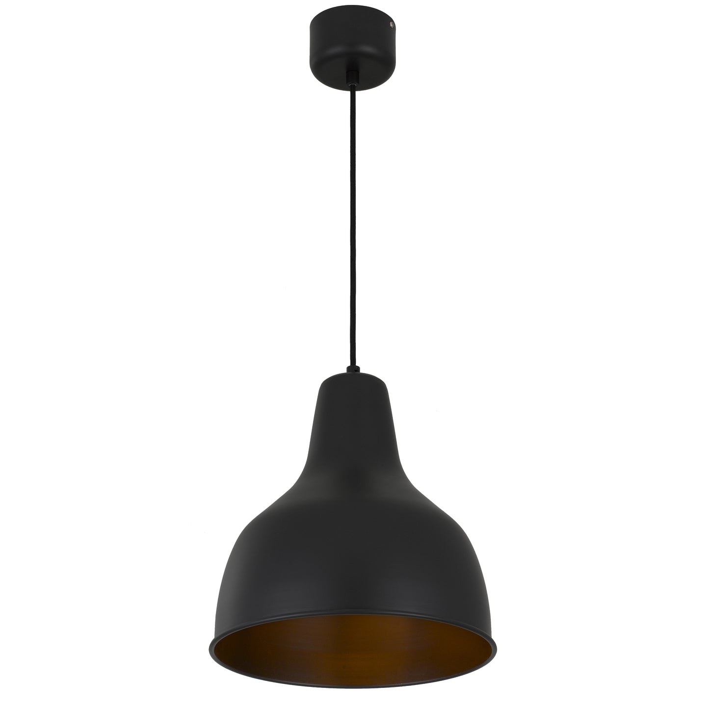 TFS 30 PENDANT 25wE27max D:300 H:330 TEX:2M BLACK RAL7021