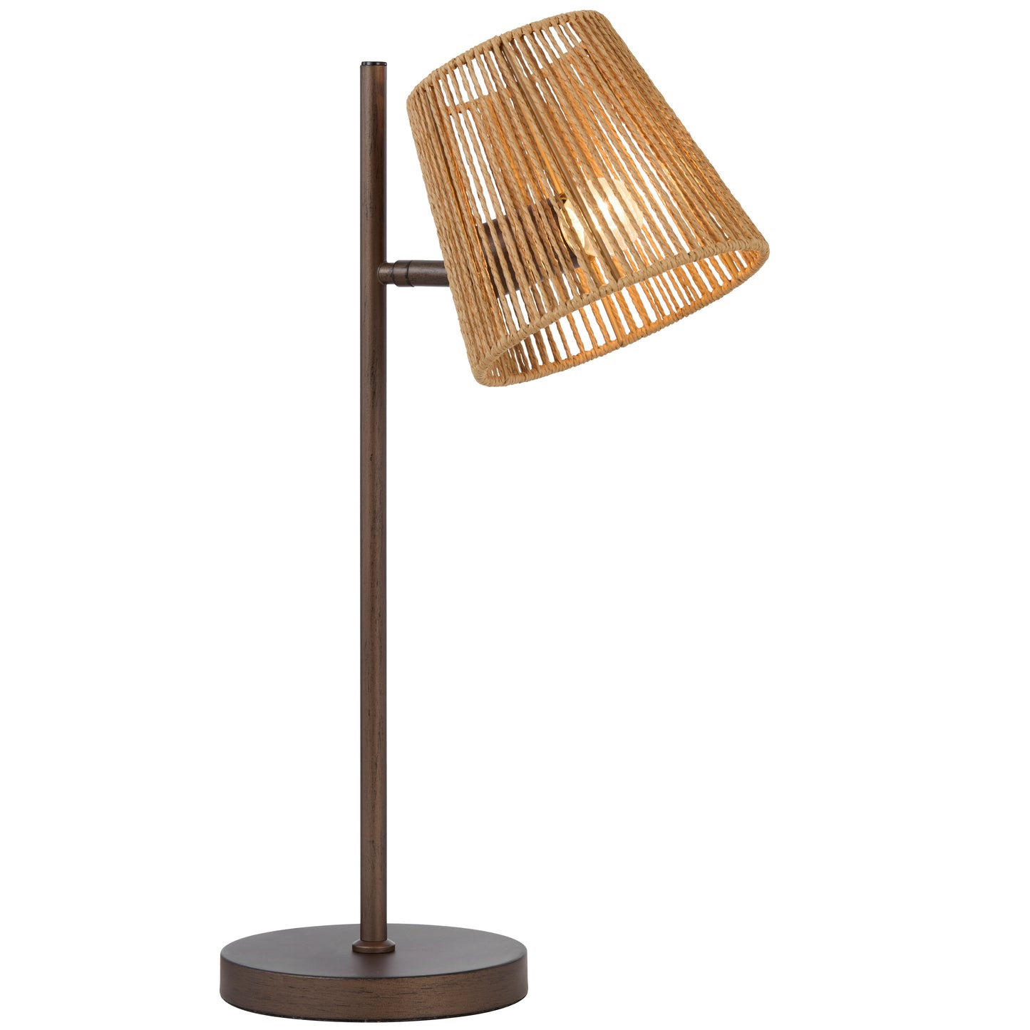 Terni TFS TABLE LAMP 25wE27max L330 W180 H545 inline swt BRONZE / NATURAL STRING