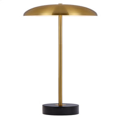 Modesto TFS FLOOR LAMP 2x25wE27max D:300 H:1500 cable2.0 foot swt BLACK MARBLE/ANT GOLD