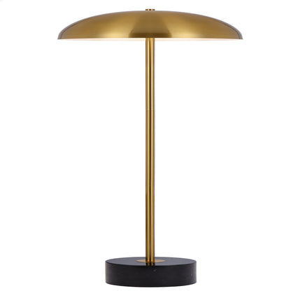 Modesto TFS FLOOR LAMP 2x25wE27max D:300 H:1500 cable2.0 foot swt BLACK MARBLE/ANT GOLD