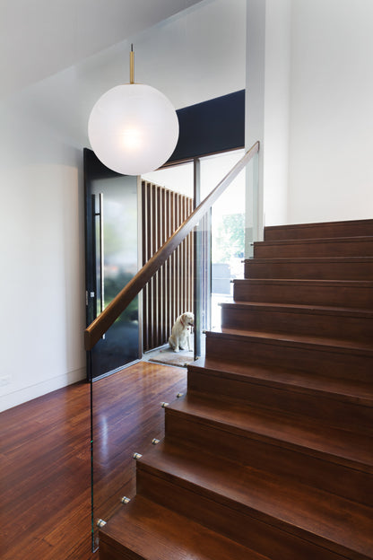 TFS 16 PENDANT 25w E27 D:400 CAB:2m ANTI GOLD / ALABASTRO