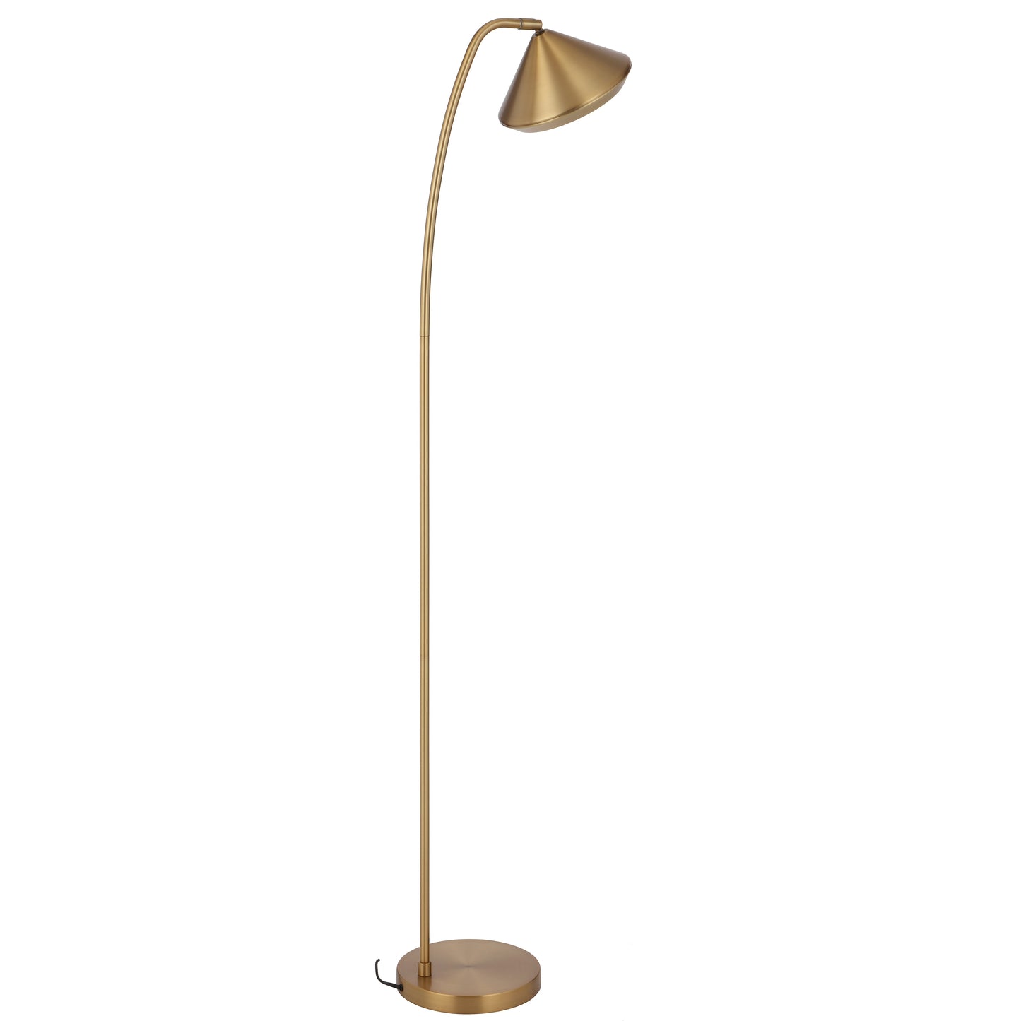 TFS FLOOR LAMP 6wG9max L310 W200 H1380 foot switch YELLOW BRASS