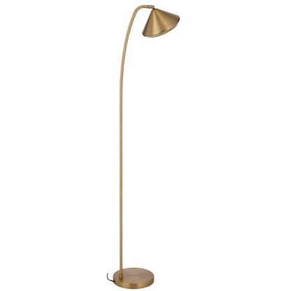 TFS FLOOR LAMP 6wG9max L310 W200 H1380 foot switch YELLOW BRASS