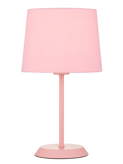 TFS TABLE LAMP 25wE27max H:400 D:225 PINK/PINK Inline Switch