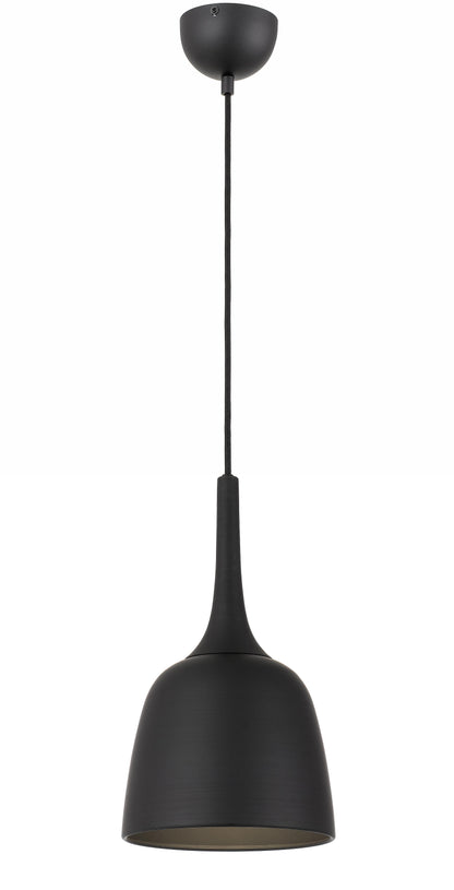 TFS 20 PENDANT 25wE27max D200 H360 + 1.5 TEX BLACK BRUSHED (BLACK)