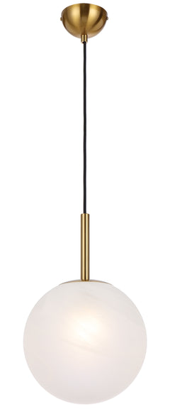 TFS 10 PENDANT 25w E27 D:250 CAB:2m ANTI GOLD / ALABASTRO