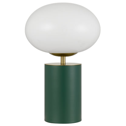 TFS TOUCH TABLE LAMP 5wE14 3000K D200 H320 GREEN 6028/ GOLD/ OPAL GLOSS