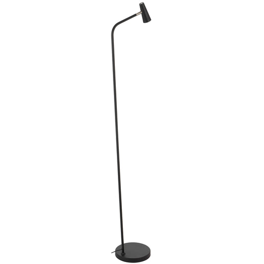 TFS FLOOR LAMP 3wLED 3000K 3 STEP TOUCH SWITCH DIM 368Lm 200x280x1400 BLACK