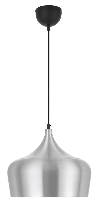 TFS 30 PENDANT 25wE27max D300 H270 + 1.5 TEX ALUMINIUM BRUSHED (BLACK)