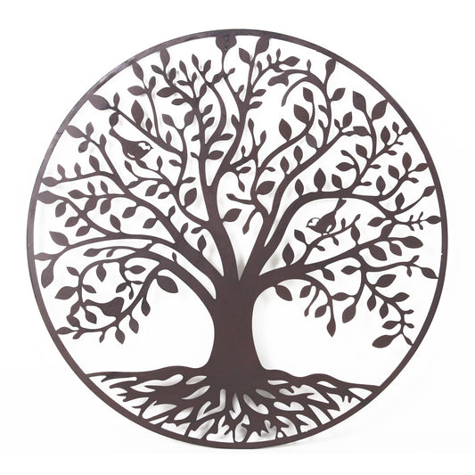 Rusty Tree of Life Metal Wall Décor