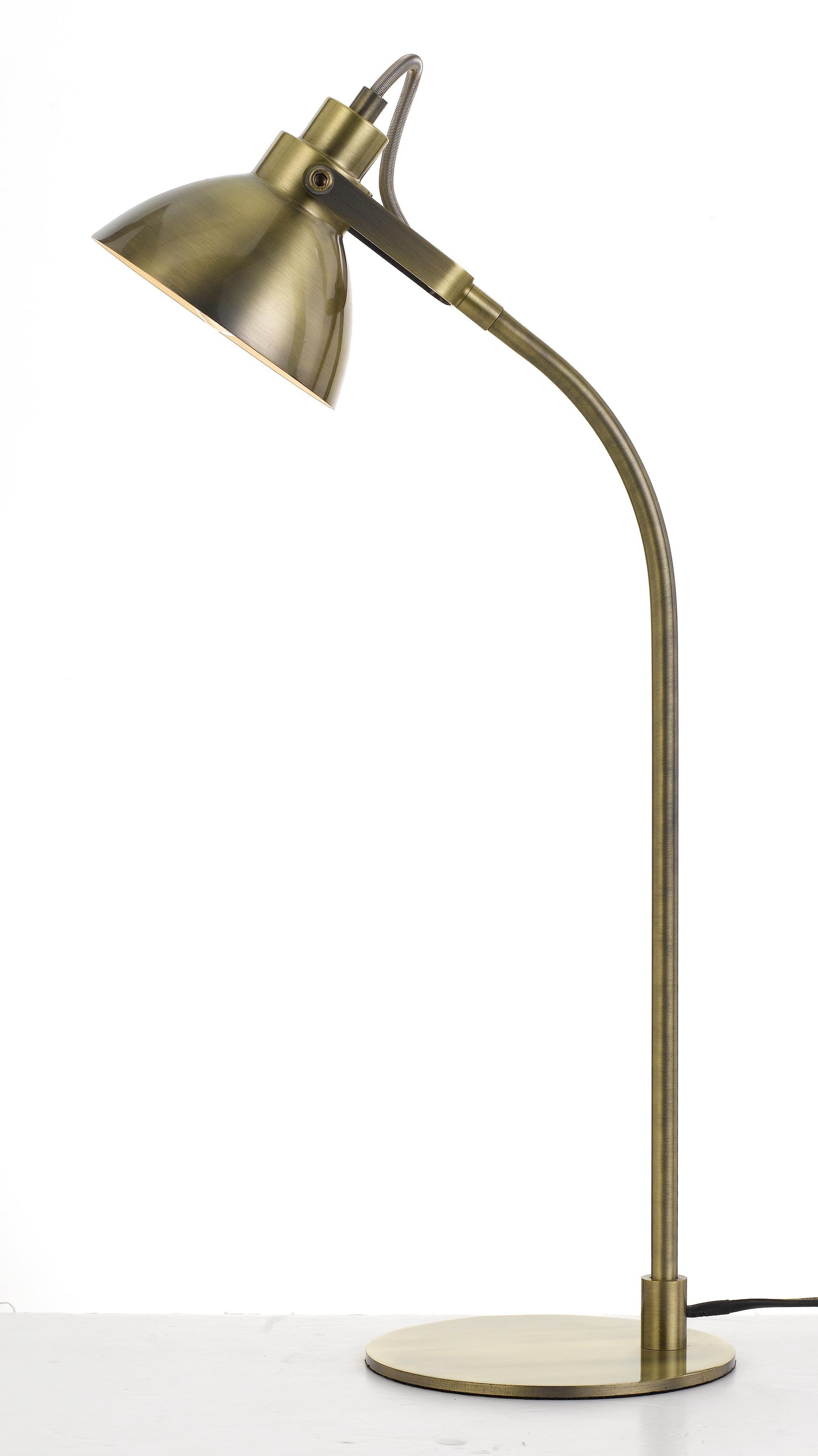 TFS TABLE LAMP 6wGU10 D:125 H:560 cab:2.0m LINE SWITCH -ANT BRASS MATT