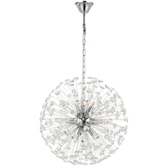 Vigo TFS 9 LT PENDANT 9x6wG9max D:500 CHAIN 2M CRYS H200 CHROME / CLEAR