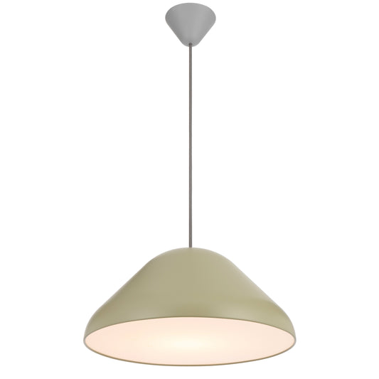 TFS 44CM PENDANT 25wE27max D440 H195 CAB 2M GREEN SATIN