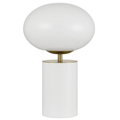 TFS TOUCH TABLE LAMP 5wE14 3000K D200 H320 WHITE 9001 / GOLD/ OPAL GLOSS