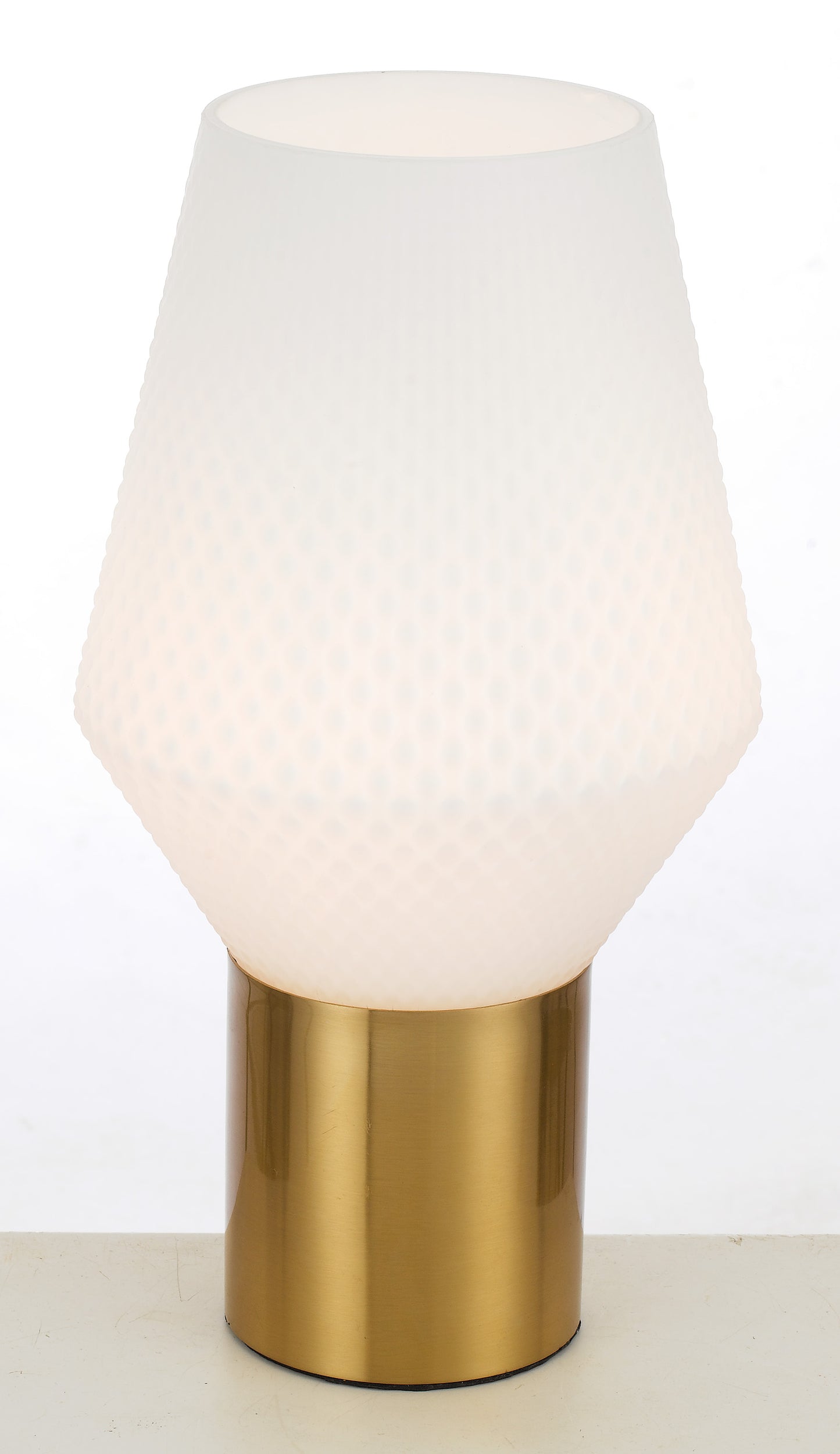 TFS TABLE LAMP 25wE27max D200 H350 OPAL MATT / ANT.GOLD
