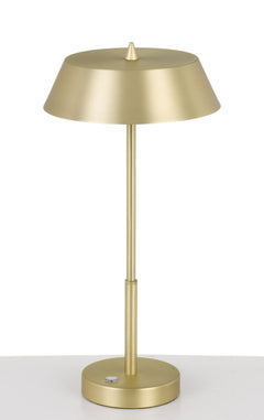 TFS TABLE LAMP 7w LED 3 WAY TOUCH SWITCH H:425 D:220 BRASS/GOLD 3000K 580Lm