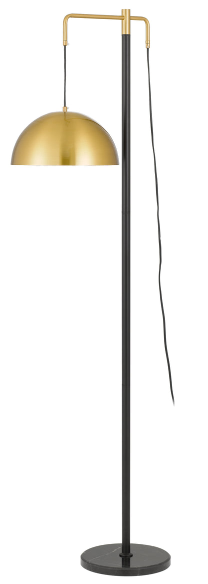 TFS FLOOR LAMP 25wE27max L:515 H:1610 Foot Switch BLACK / ANTIQUE GOLD