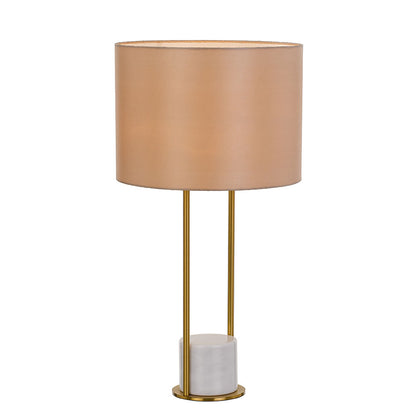 TFS TABLE LAMP 25wE27max D:320 H:600 cable2.0 line swt WHITE/ANT GOLD/CREAM