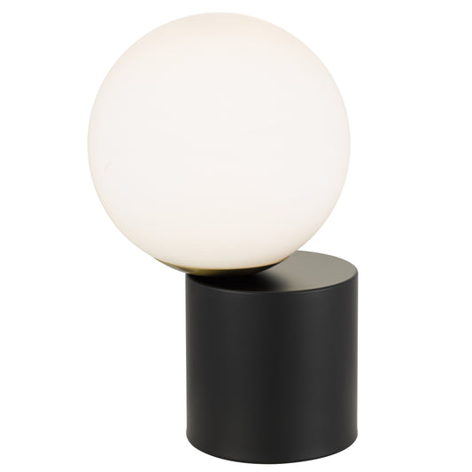 TFS TOUCH TABLE LAMP 5wE14 3000K D150 H250 3000K NON-DIM BLACK/OPAL MATT