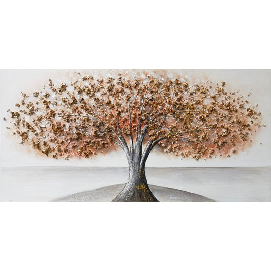 Pink Tree Hand Painting Picture
