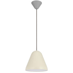 TFS 22CM PENDANT 25wE27max D220 H195 CAB 2M BEIGE SATIN