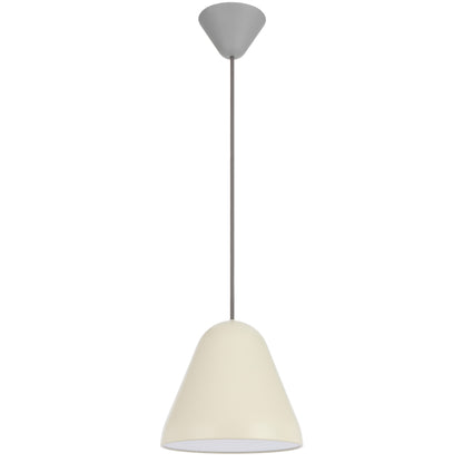 TFS 22CM PENDANT 25wE27max D220 H195 CAB 2M BEIGE SATIN