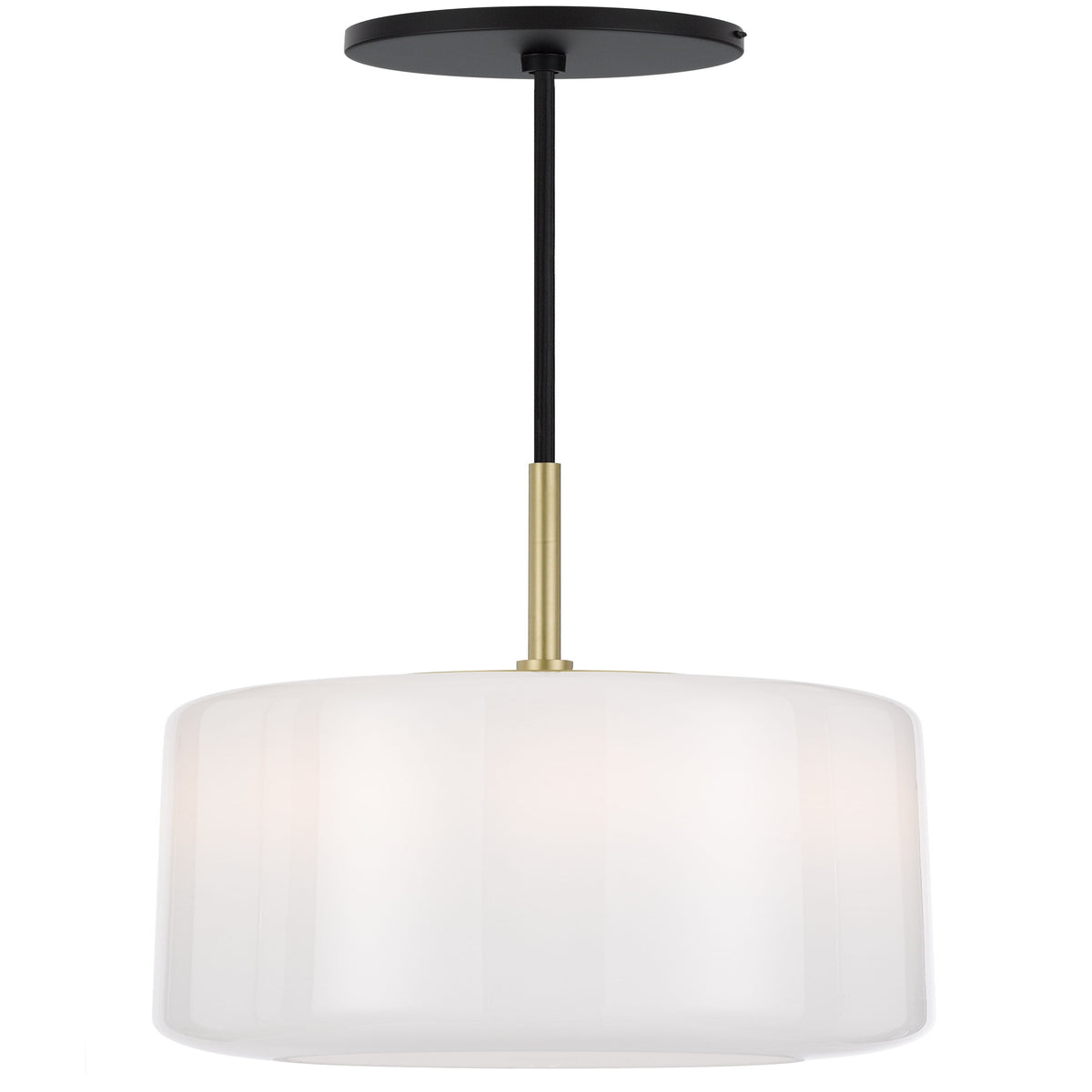 Matera TFS MEDIUM PENDANT 25wE27max D:210 H:340 cab:2m BRASS MATT/OPAL