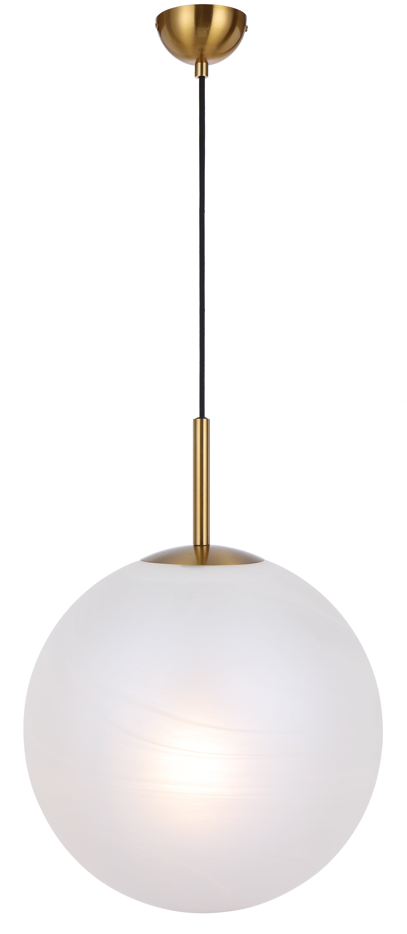 TFS 16 PENDANT 25w E27 D:400 CAB:2m ANTI GOLD / ALABASTRO