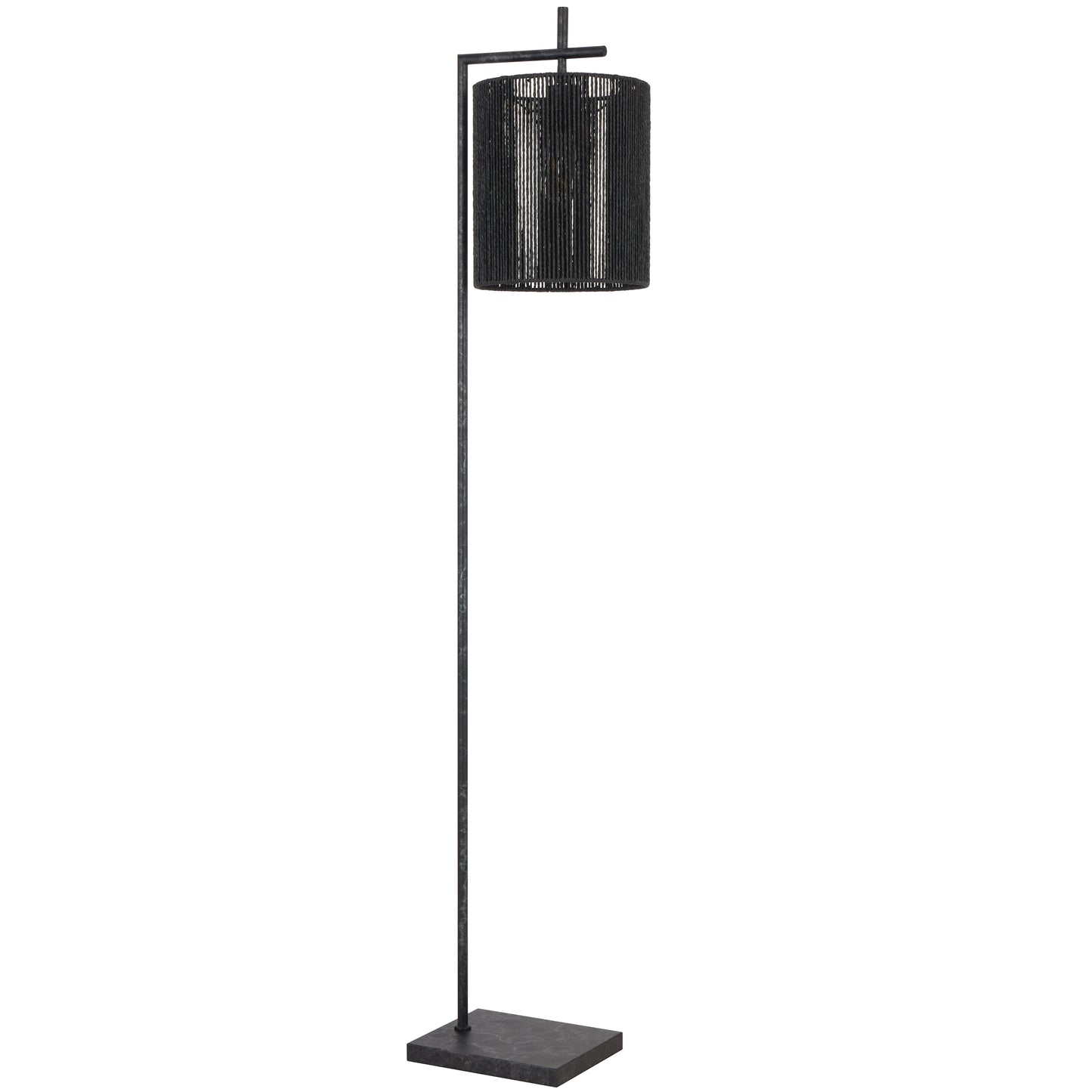 TFS FLOOR LAMP 25wE27max L325 W250 H1500 foot swt GUN METAL / BLACK STRING
